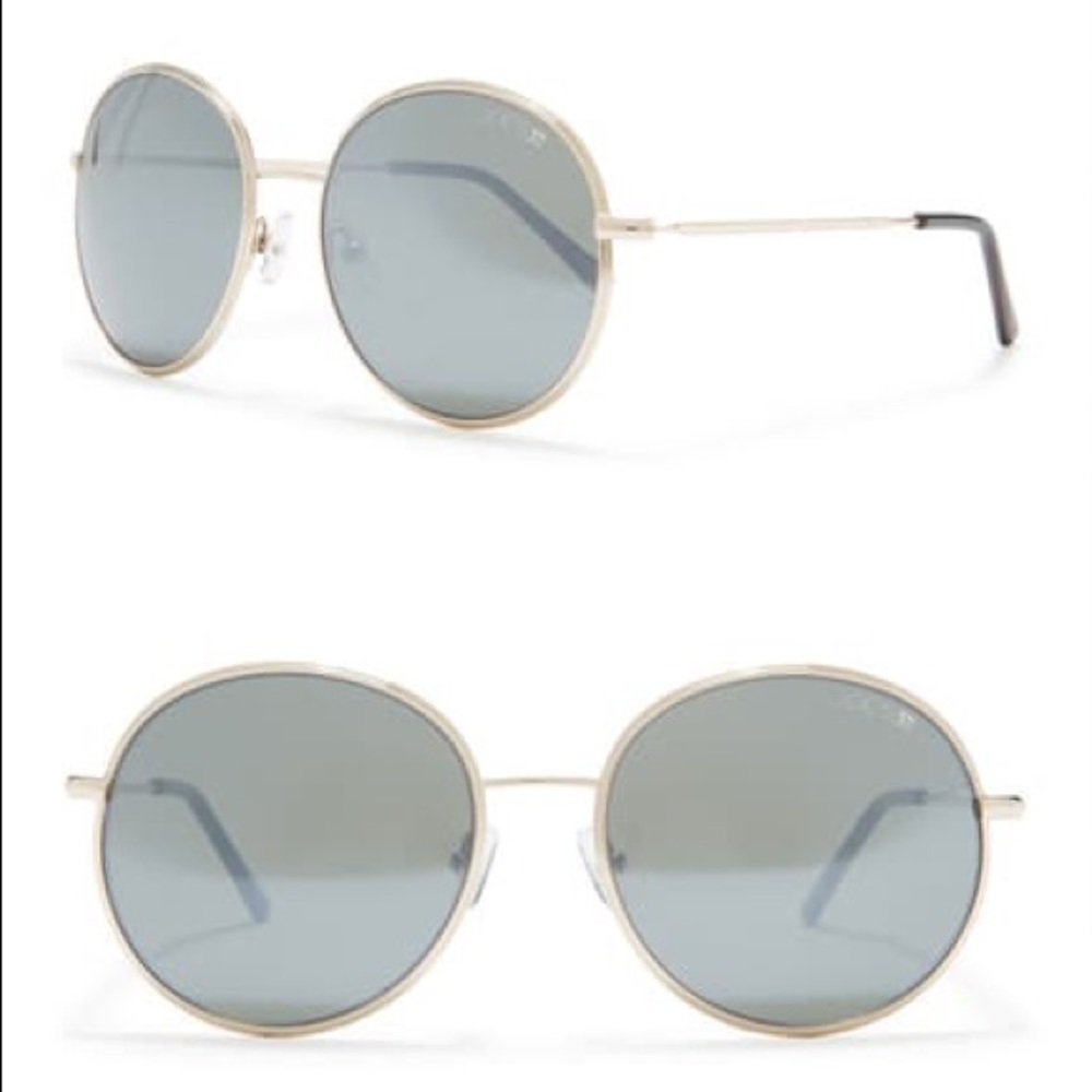Joe’s Jeans Large Round Gold Sunnies NWT